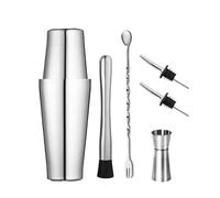 Shaker Cocktail,Kit Cocktail Shaker Professionale In Acciaio Inox For Barman, Bicchiere Da Vino, Mixer Cocktail, Martini, Set Bar(6pcs 750x600)