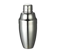 Shaker Cocktail Shaker For Cocktail In Acciaio Inossidabile Da 500 Ml, 3 Pezzi, Con Incisione, Bar, Cobbler, Strumenti(Silver)
