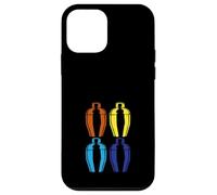 Shaker colorato stile pop art barista Custodia per iPhone 12 mini