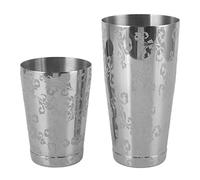 Shaker da cocktail in acciaio inossidabile, shaker per inciso, miscelatore Boston Bar giapponese-americano con design isolante duraturo per bar casalinghi e mixologist prof (Fondo)