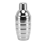 Shaker da cocktail in acciaio inox con filettatura, shaker miscelatore per bar e bartending, shaker Boston ponderato con bordi lisci per uso domestico e professionale, include 3 (500ml)