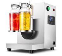Shaker elettrico for tè a bolle in acciaio inossidabile, miscelatore automatico a doppia testa da 120 W