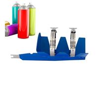 Shaker elettrico in acciaio con cinghie a doppio fissaggio - miscelatore professionale per bombolette spray per Paiint, aerosol e cocktail, ideale per fai da te e uso professionale