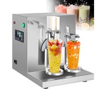 Shaker Elettrico Per Tè Al Latte Da 120 W, Mixer A Doppio Telaio Da 400 Giri/Min, Pannello Di Controllo Digitale Intelligente Per Bubble Tea, Boba, Cocktail Al Caffè E Latte