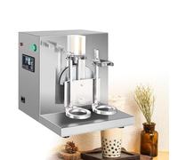 Shaker elettrico per tè e latte, miscelatore per bevande a doppia tazza, miscelatore per bevande in acciaio inox per frullati, frappè e cocktail
