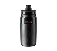 ELITE Fly Tex Borraccia Ciclismo 550ml - Nera - Ultraleggera, Senza BPA, Facile da Spremere