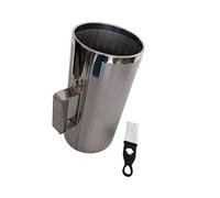 Shaker Guiro in metallo a percussione con raschietto per musica latina e spettacoli (6 x 12)