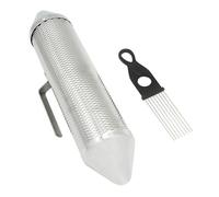 Shaker Guiro in metallo con raschietto giocattolo musicale di apprendimento precoce Percussioni Guiro Strumenti musicali per esibizioni dal vivo