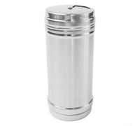 Shaker in acciaio inox per sale, pepe e spezie, coperchio rimovibile, dispenser di fori di precisione, organizer da cucina (XL)