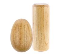 Shaker in legno Maraca Egg Set Prescolare Musica Apprendimento Strumenti a Percussione per Bambini e Neonati