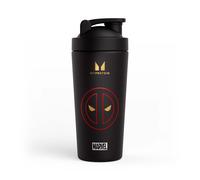 Shaker in metallo riciclato Deadpool Myprotein - Nero