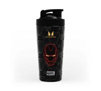 Shaker in metallo riciclato Iron Man Myprotein - Nero