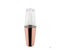 ILSA Shaker Boston Mixage Copper in acciaio inox 18/10 placcato in rame con bicchiere in vetro cl 70 - bronzo acciaio inox 45320700IVV