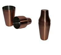 SHAKER OLD STYLE RAMATO ACCIAIO A 2 PEZZI ML. 600 PROFESSIONALE 475160 PIAZZA
