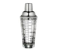 Shaker per cocktail Cilio acciaio inox e vetro 400 ml