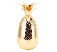 Shaker per cocktail in acciaio inossidabile a forma di ananas, grande capacità, 500 ml, per mescolare bevande nel bar di casa (Oro)