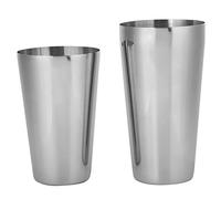Shaker per cocktail, shaker Boston in acciaio inossidabile 17oz/26oz Martini Shaker Shaker per bevande per barman e home bar(D'argento)