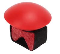 Shaker per dita con tamburo africano, strumento a percussione dal suono nitido e forte, martello leggero con sabbia per la pratica e l’esecuzione del ritmo (Rossa)