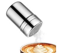 Shaker per polvere con coperchio - Sifter Duster Bottiglia, dimensioni compatte per sale, zucchero, spezie e cacao pepe da forno, setaccio per farina, shaker per spolverare per la cottura