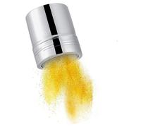 Shaker per spezie con fori e coperchi, draghe in acciaio inossidabile Shaker per zucchero in polvere Barattoli per spezie con coperchi per shaker Bottiglia di condimento per cucinare la cucina(L)