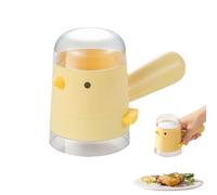 Shaker portatile per condimenti con manico, barattolo dosato per spezie, dispenser ricaricabile per ingredienti secchi, per cucina, grill, picnic e cottura, 7,5 x 10 cm
