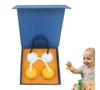 Shaker ritmici in legno, strumento musicale ritmico, set di sfere per percussioni, legno di alta qualità e autentico 5 cm/1,96 pollici per attività di gruppo come circoli di tamburi o riunioni di comu