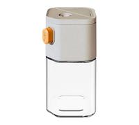 Shaker sale, design a prova di perdite e a prova di versamento, 200 ml, contenitore di spezie, distributore di pepe ermetico con coperchio, facile da ricaricare, apertura ampia, per il campeggio