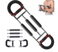 Shaker Twister Arm Trainer, Gorilla Bar per allenamento toracico, 3 molle, allenamento toracico da uomo, regolabile da 49,9 a 99,8 kg, resistenza portatile a molla per esercizi a casa