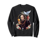 Shakespeare Bard Letteratura Inglese Pasqua Cristiana Croce Felpa