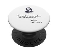 Shakespeare Camicia Ulysses Shakespeare Citazione PopSockets PopGrip Adesivo