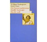 Shakespeare Eri Ein Sommernachtstraum / Zwölfte Nacht oder Was ihr w (Tascabile)