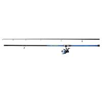 Shakespeare Firebird Beachcaster Ruten und Rollen Combo Set, Canna da Spinning Unisex Adulto, Blu/Nero, 3.0m