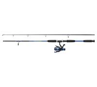 Shakespeare Firebird-Set Combinato di ruten e rollen, Canne da Spinning Unisex, Blu/Nero, 2,4 m