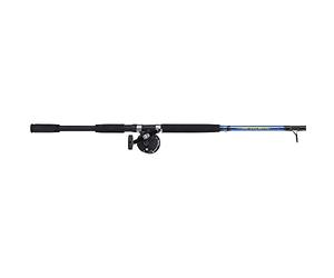 SHAKESPEARE Firebird - Set di canne e rotelle per barche, blu/nero, 2,1 m