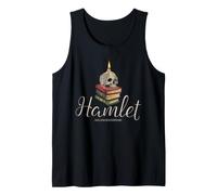 Shakespeare Hamlet Skull Letteratura Bard Dramma Ritratto Canotta