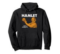 Shakespeare Hamlet Skull Letteratura Bard Dramma Ritratto Felpa con Cappuccio