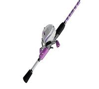 Shakespeare Jellyfish Spincast Reel e canna da pesca combo, viola, 5'6" - Medium - 2pc