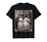 Shakespeare Le allegre mogli di Windsor Maglietta