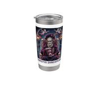 Shakespeare Letteratura Inglese Frankenstein Mostro Spettrale Bicchiere termico in acciaio inox doppia parete