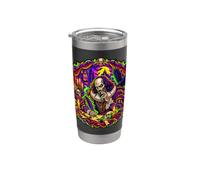 Shakespeare Letteratura Inglese Zombie Undead Spooky Bicchiere termico in acciaio inox doppia parete