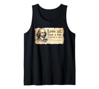 Shakespeare Love all Trust A Few Citazione Bardo Letteratura Canotta