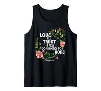 Shakespeare Love all Trust A Few Quote Do Wrong To Nessuno Canotta