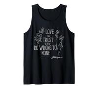 Shakespeare Love all Trust A Few Quote Do Wrong To Nessuno Canotta