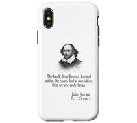 Shakespeare - Maglietta con citazione The Fault Dear Brutus, Julius Caesar Custodia per iPhone X/XS
