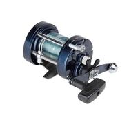 Shakespeare MulinelloSALT Multiplier - Corpo leggero in grafite, sistema di avvolgimento a livello, pre-sacco con mono e bobina in grafite resistente per la pesca in acqua salata - 20