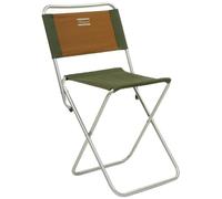 SHAKESPEARE Sgabello con schienale pieghevole, 100 kg, marrone/verde