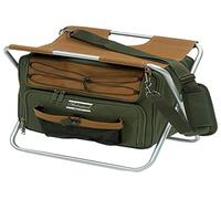 Shakespeare Folding Stool/Cooler Bag, Sedie Unisex-Adulto, Marrone/Verde, 100kg