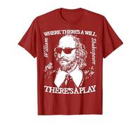 Shakespeare Shades TShirt Dove c'è sarà un gioco Maglietta