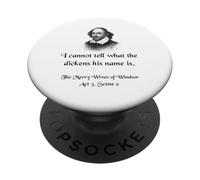 Shakespeare Shirt Citazione da The Merry Wives of Windsor PopSockets PopGrip Adesivo