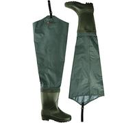 Shakespeare Sigma - Cosciali da pescatore in nylon, con suola rinforzata, verde (verde), Size 8